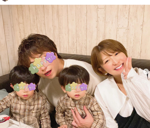 【画像】矢口真里さん(40)、例の旦那と子供に囲まれて幸せそう…クローゼット不貞行為乗り越えた現在